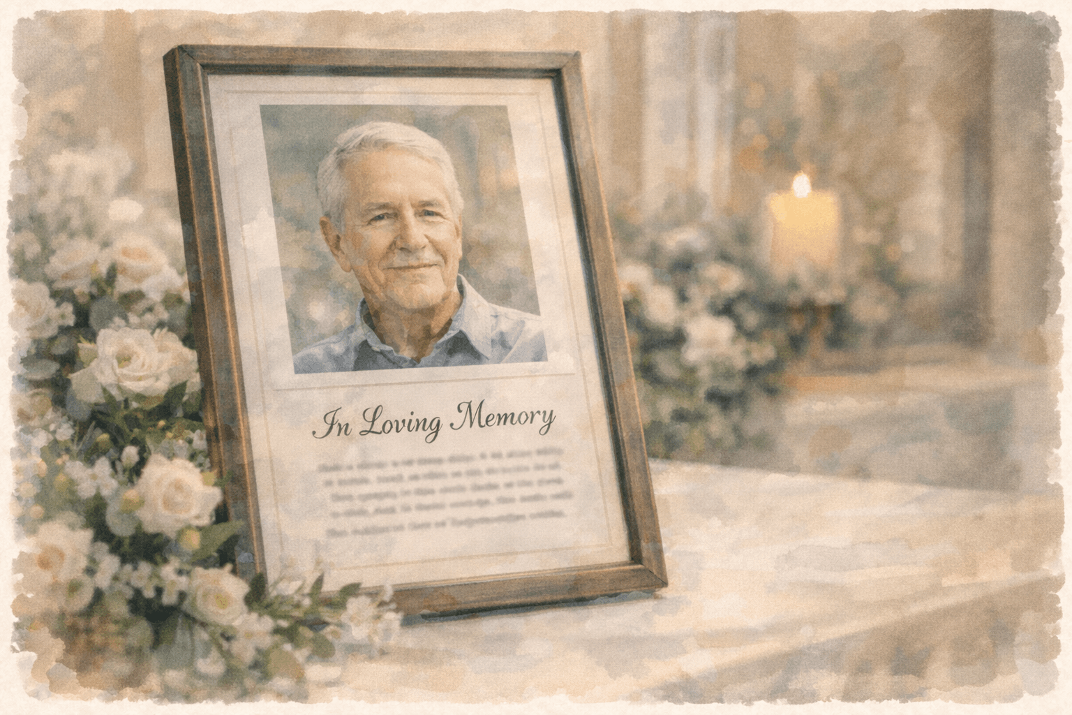 Brief obituary example