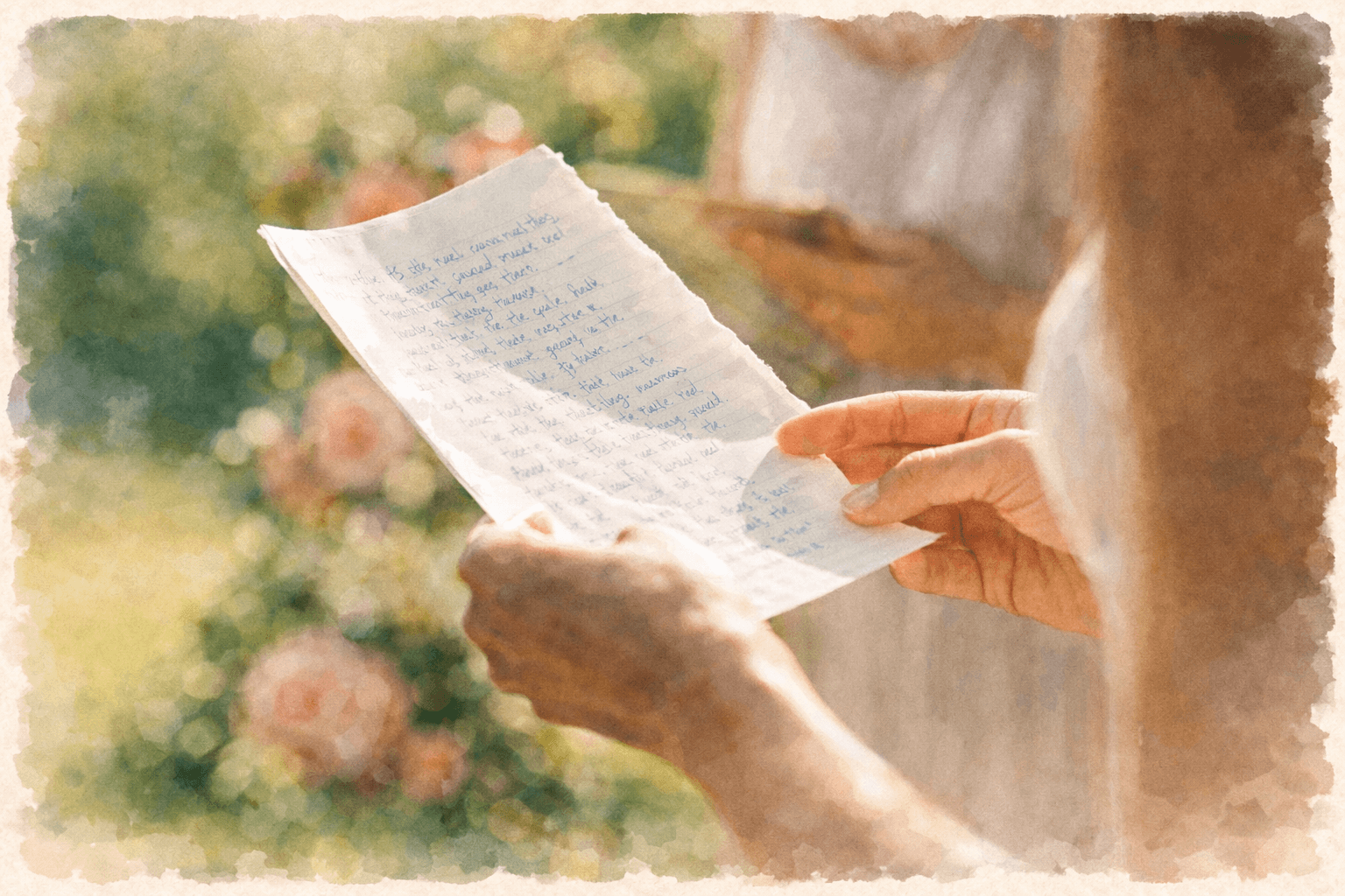 Poem or lyrics tribute example